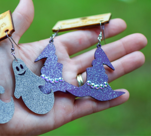 Purple witch hats