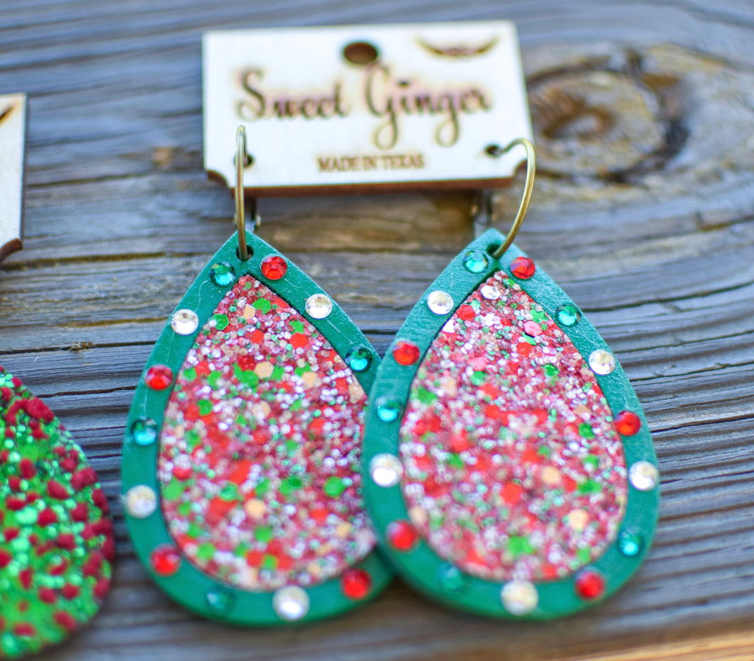 Christmas cookies mixed stones