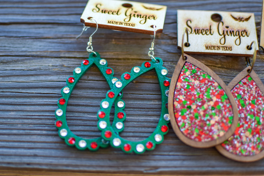 Christmas scallops (green)