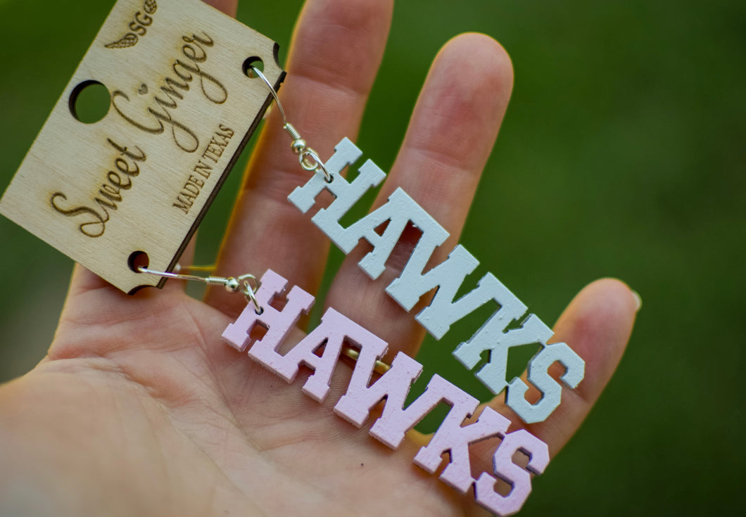 Pink Out Hawks NO stones. Pick your color!