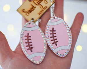 Breast cancer awareness pink out footballs