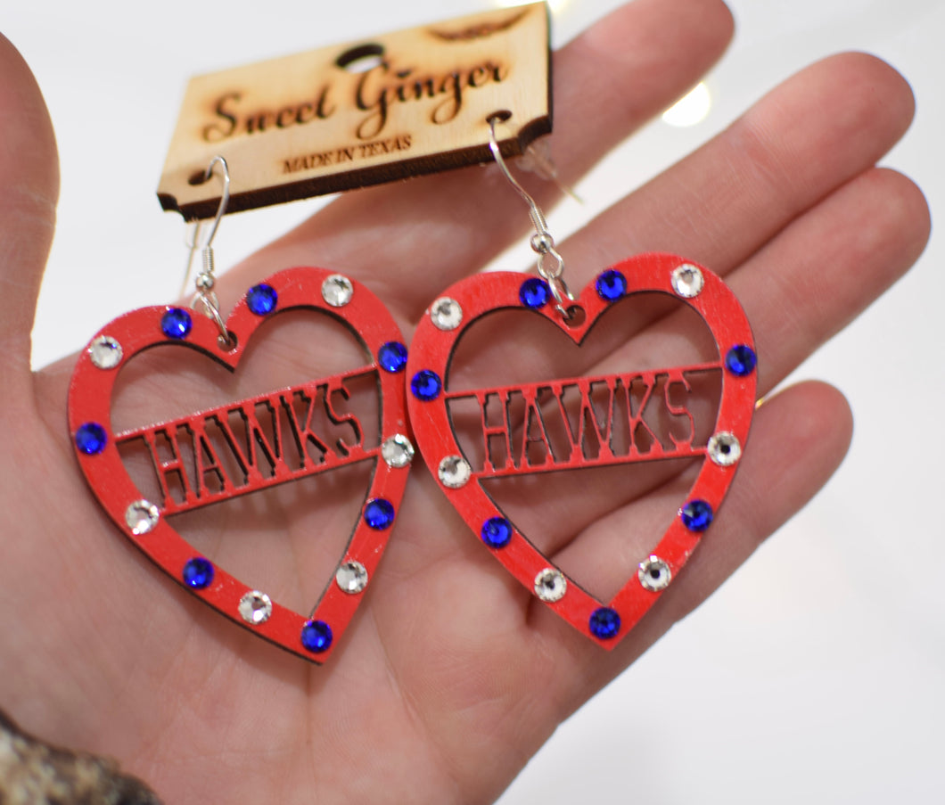 Red hawks heart