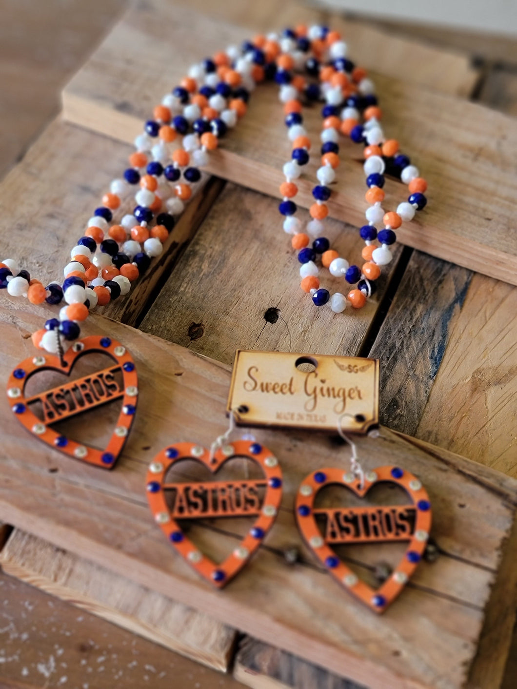 Houston A Heart Necklace