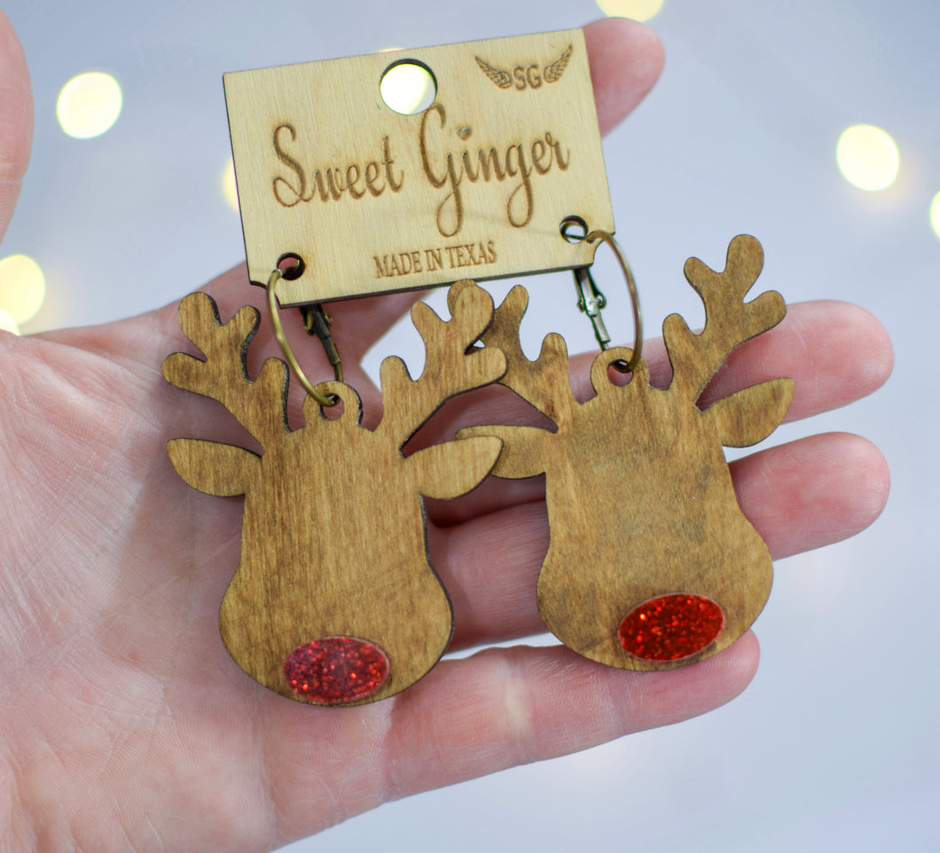 Rudolph Glitter nose