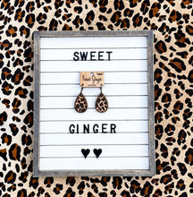 Load image into Gallery viewer, Sister Leopard EARRINGS ONLY