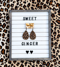 Load image into Gallery viewer, Sister Leopard EARRINGS ONLY