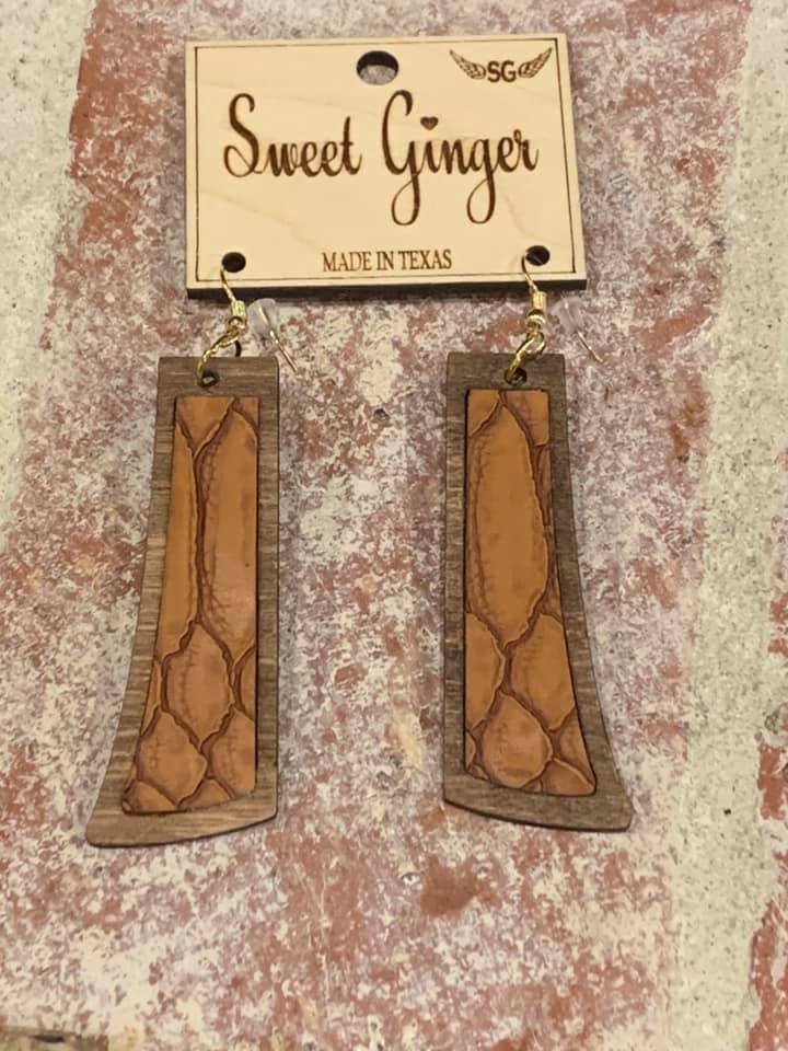 Brown Snake Rectangle