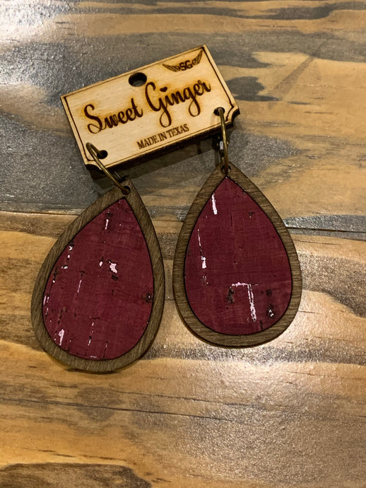 Burgundy corkies