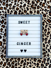 Load image into Gallery viewer, Red heart studs with stones