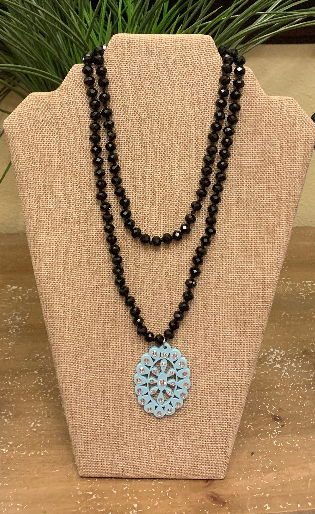 Baby blue Bella Necklace