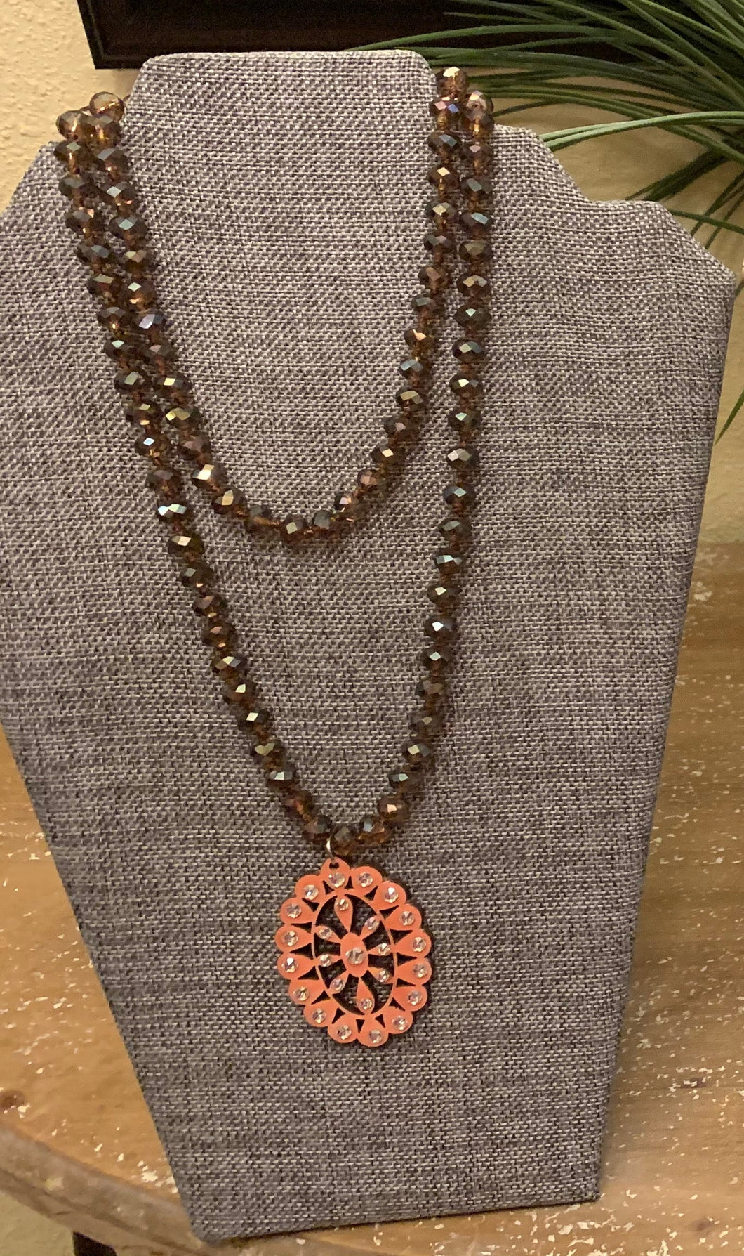 Orange Bella Necklace